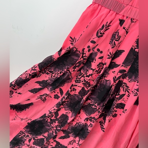 ANTHROPOLOGIE Tracy Reese Dress Women’s Silk Combo Frock Kimono Floral - Picture 7 of 14